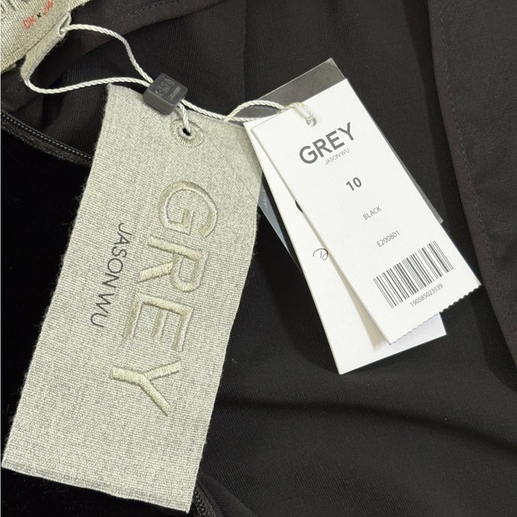 Grey x Jason Wu Womens Velvet Silk Blend Midi Front Slit midi Skirt size 10 - Picture 6 of 11